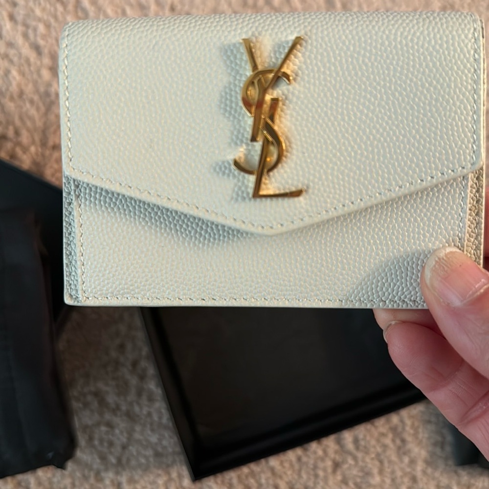 YSL Cream Card Holder